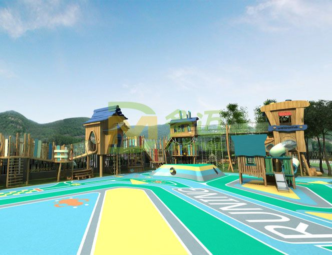 幼儿园大型户外游乐场配套设备