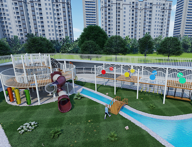 幼儿园彩虹廊桥游乐设备