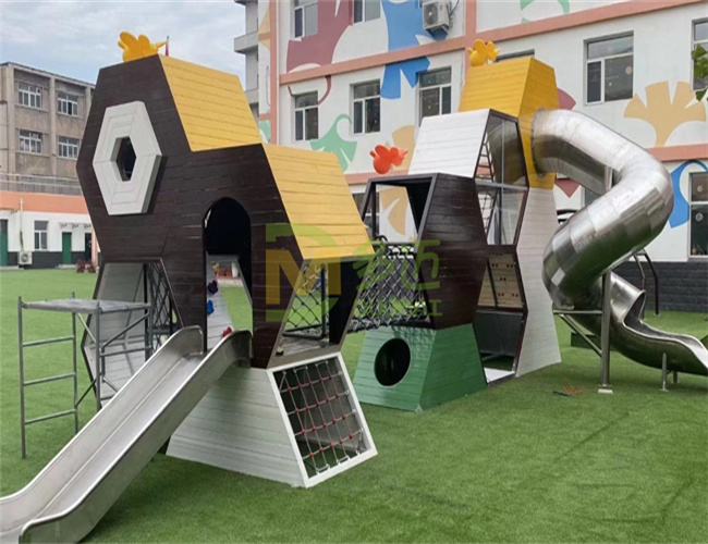 不锈钢滑梯的不滑怎么办(图2)